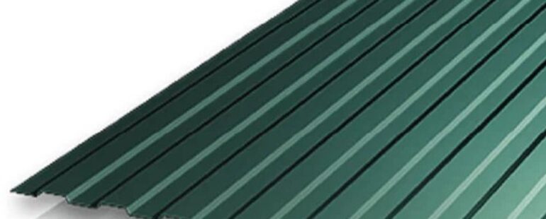 Профнастил МП-20х1100 зеленый мох RAL6005  в Минске